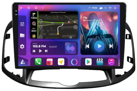 Магнитола для Chevrolet Captiva 2011-2015 - FarCar XXL109M QLED+2K, Android 12, ТОП процессор, 8Гб+256Гб, CarPlay, 4G SIM-слот