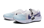 [Customized sneakers] Nike Air Zoom Pegasus 40 fresh gradient simple letter graffiti splashing ink on the banks of the Rhine, low-cut marathon running shoes men's blue and purple