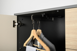 Комод Марвэл 16.234.01, Темно-серый, Сатин, Плэйн