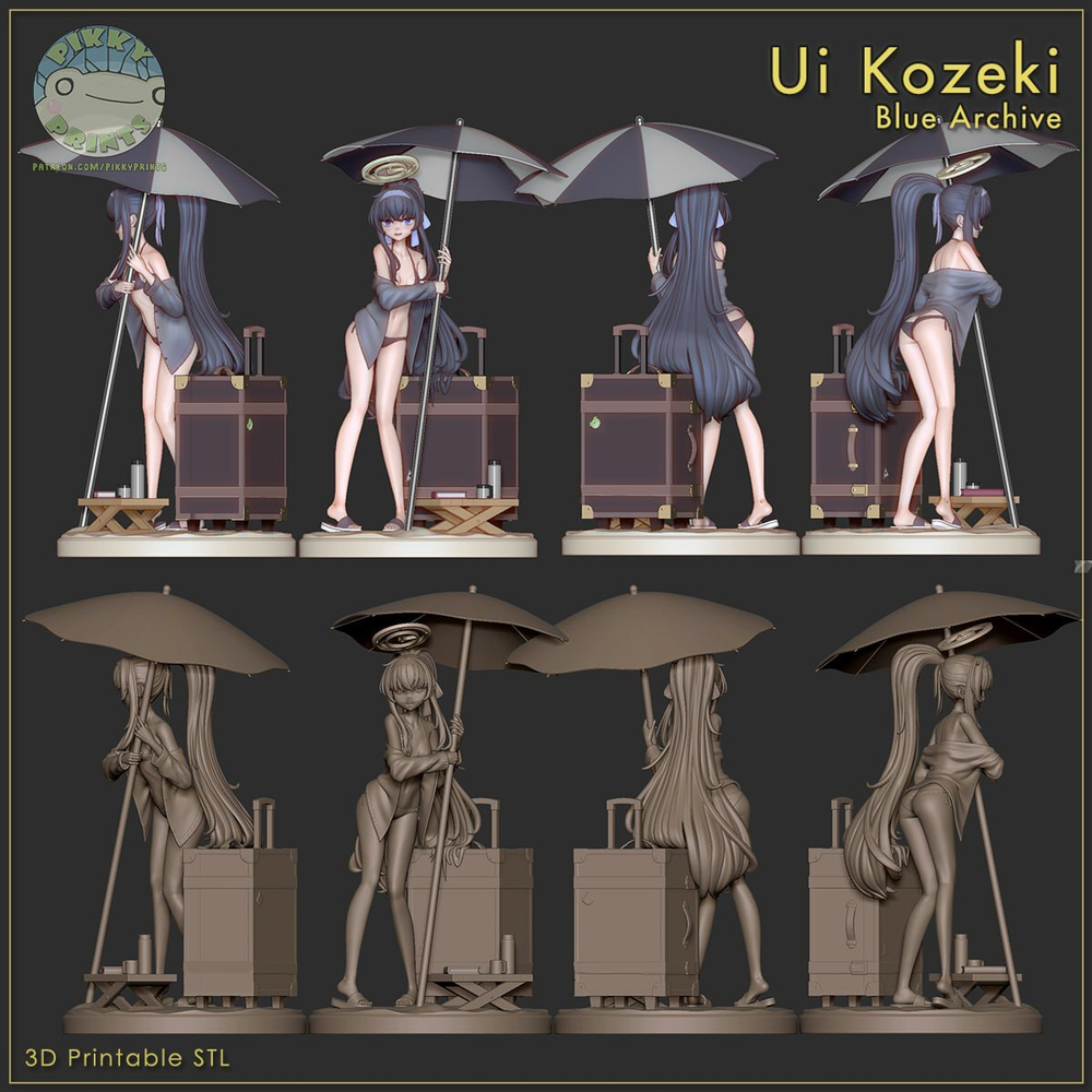 Kozeki Ui Blue Archive Фигурка