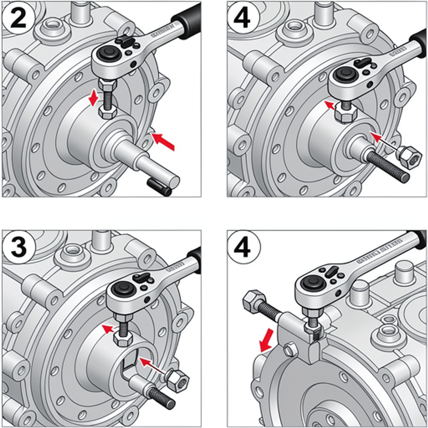 Как пользоваться ключом с трещоткой?