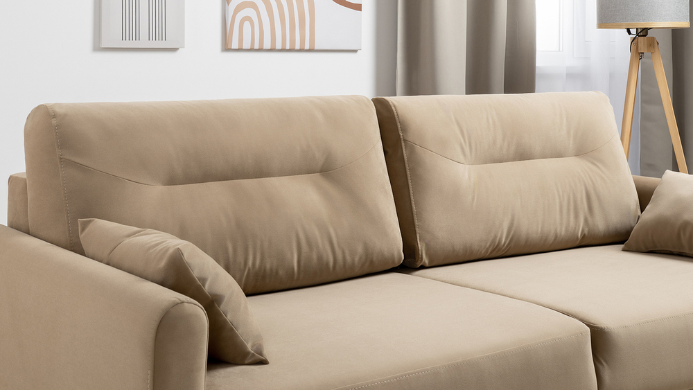 Барселона диван-кровать (бежевый)