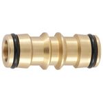 Переходник-Соединитель латунный, штуцерный Palisad, 66565