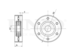 Ролик натяжной приводного ремня UNIO TNS-10094