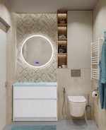 Тумба под раковину BelBagno Kraft 100 KRAFT-1000-2C-PIA-BO Bianco Opaco