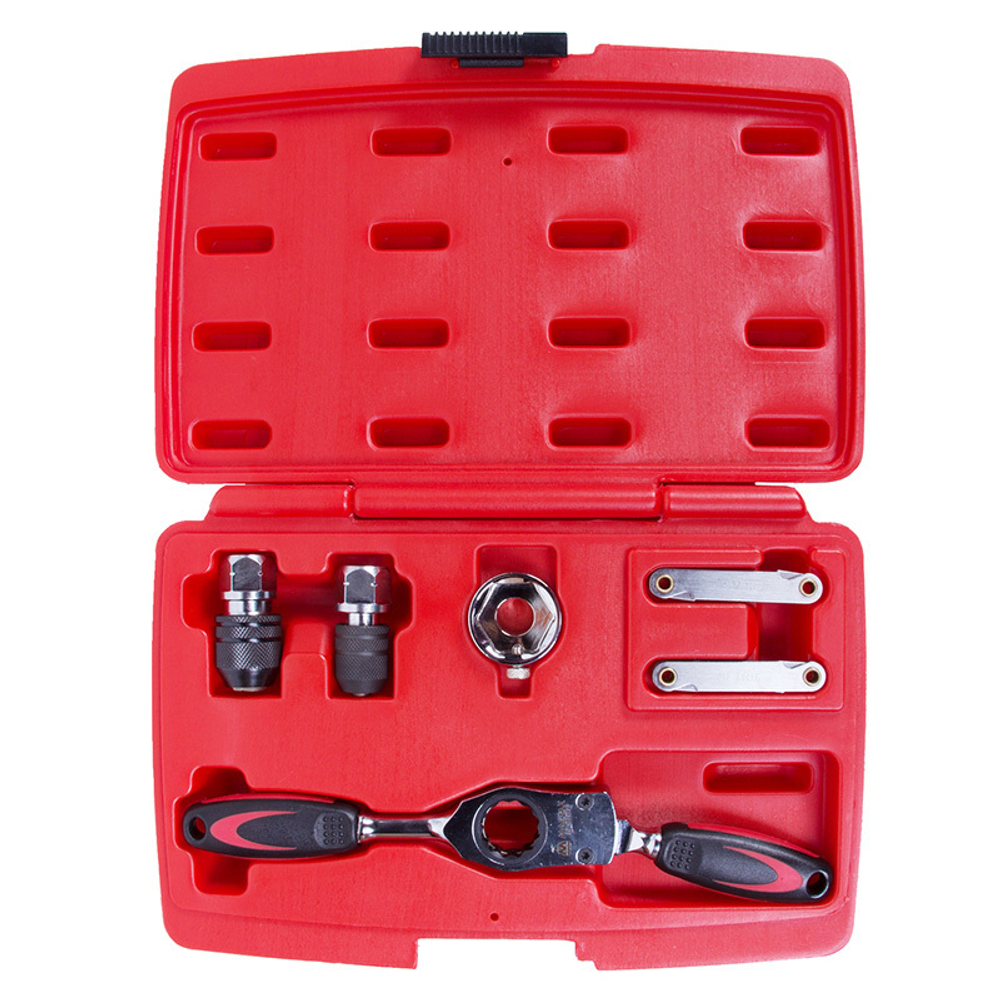 МАСТАК (351-00006C) Набор инструментов для нарезания резьбы, кейс, 6 предметов