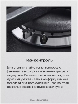Комбинированная плита Hansa FCMW58000