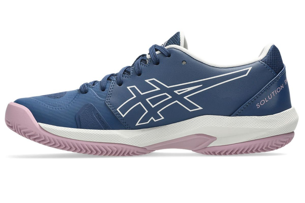 Женские Кроссовки теннисные Asics Solution Swift FF 2 Clay - independence blue/taro purple
