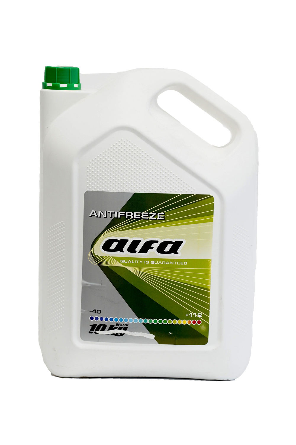 АНТИФРИЗ ALFA 10Л ЗЕЛЕНЫЙ