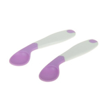 1917366 Набор ложек детских для кормления с эргономичной ручкой, от 5 мес., 2 шт., цвета МИКС