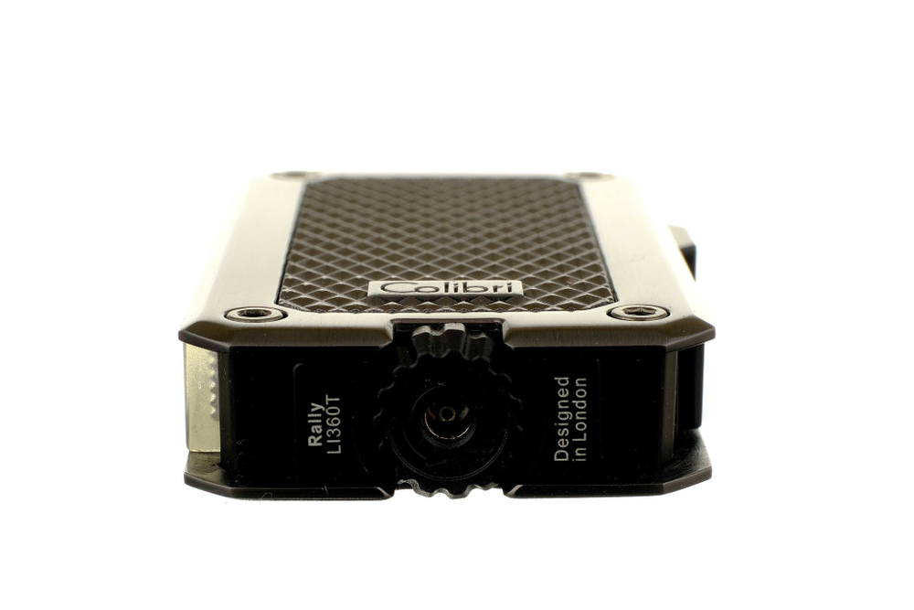 Зажигалка сигарная Colibri Rally, серый металлик