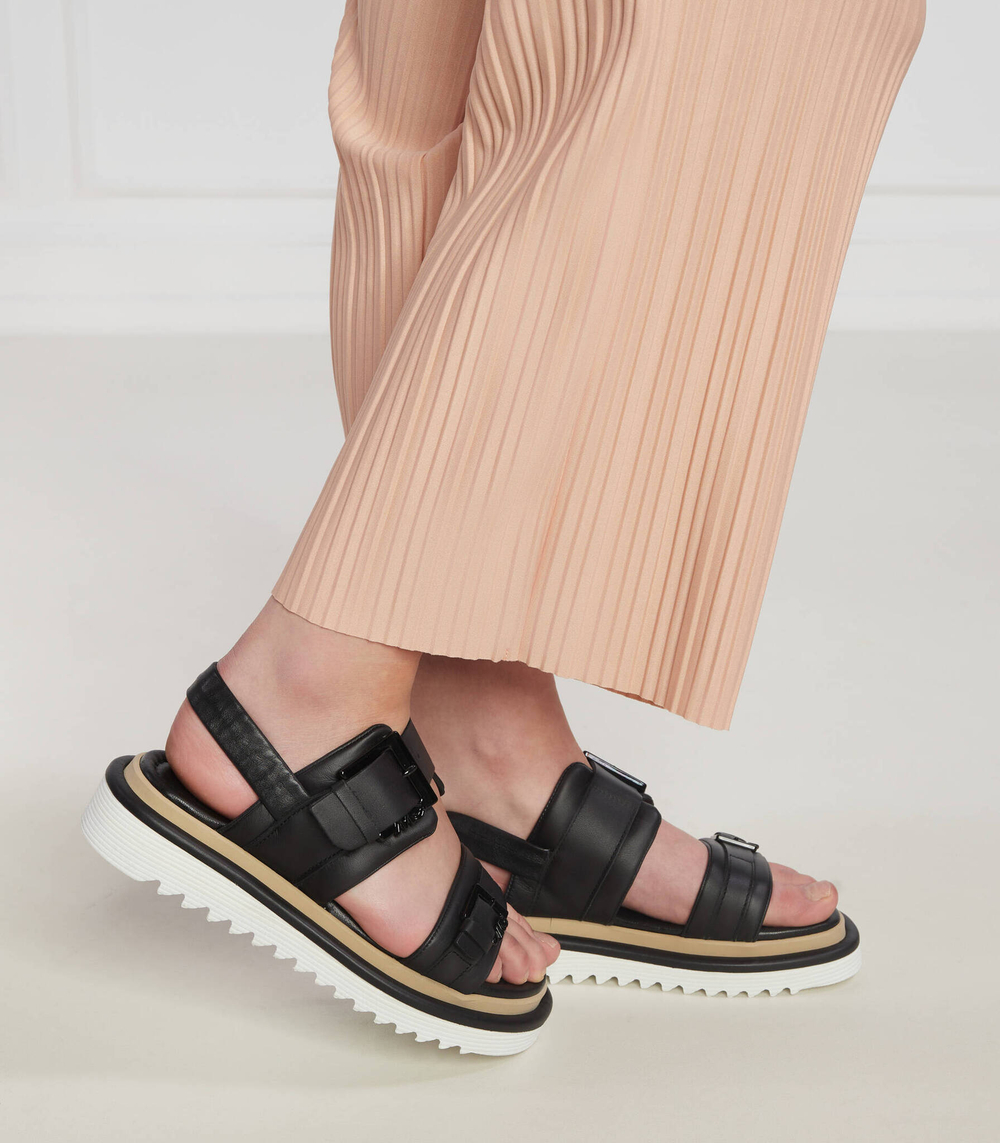 Кожаные босоножки Marc Cain - черный(UB SG.05 L05)