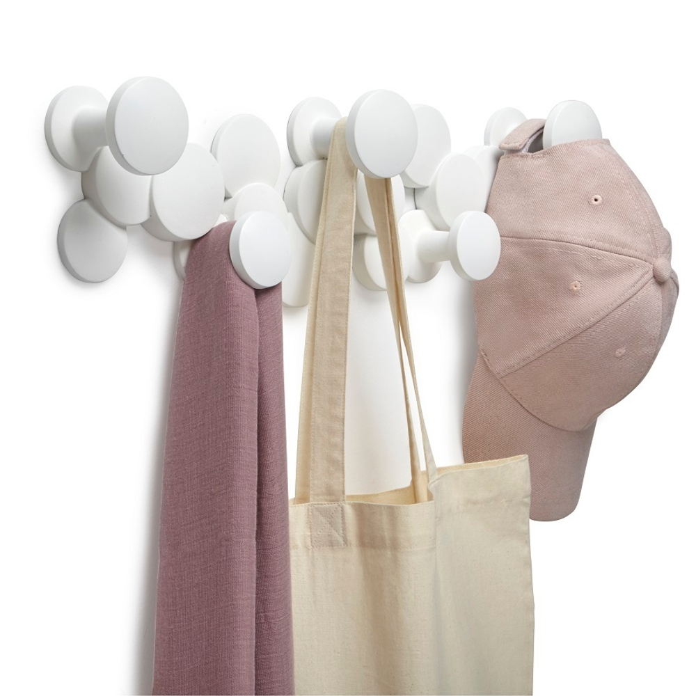 Вешалка настенная bubble hook, белая
