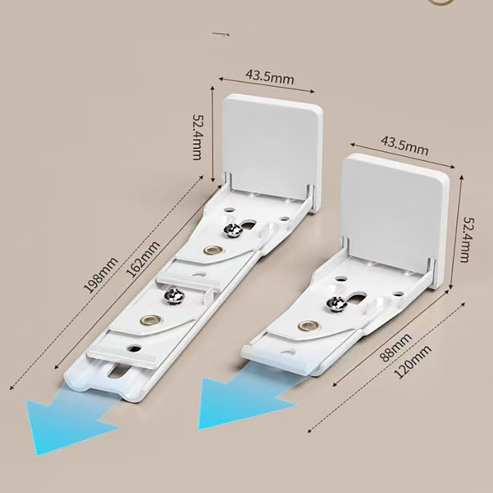 Прочный алюминиевый карниз для штор, настенный монтаж