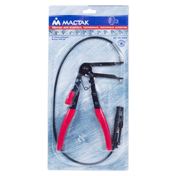 МАСТАК (103-30630) Щипцы для хомутов, универсальный, гибкий удлинитель, 630 мм