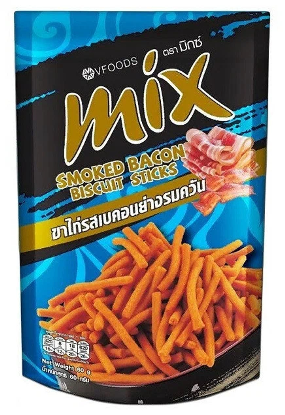 Палочки хрустящие со вкусом копченого бекона MIX