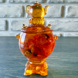 Самовар с чайником малый