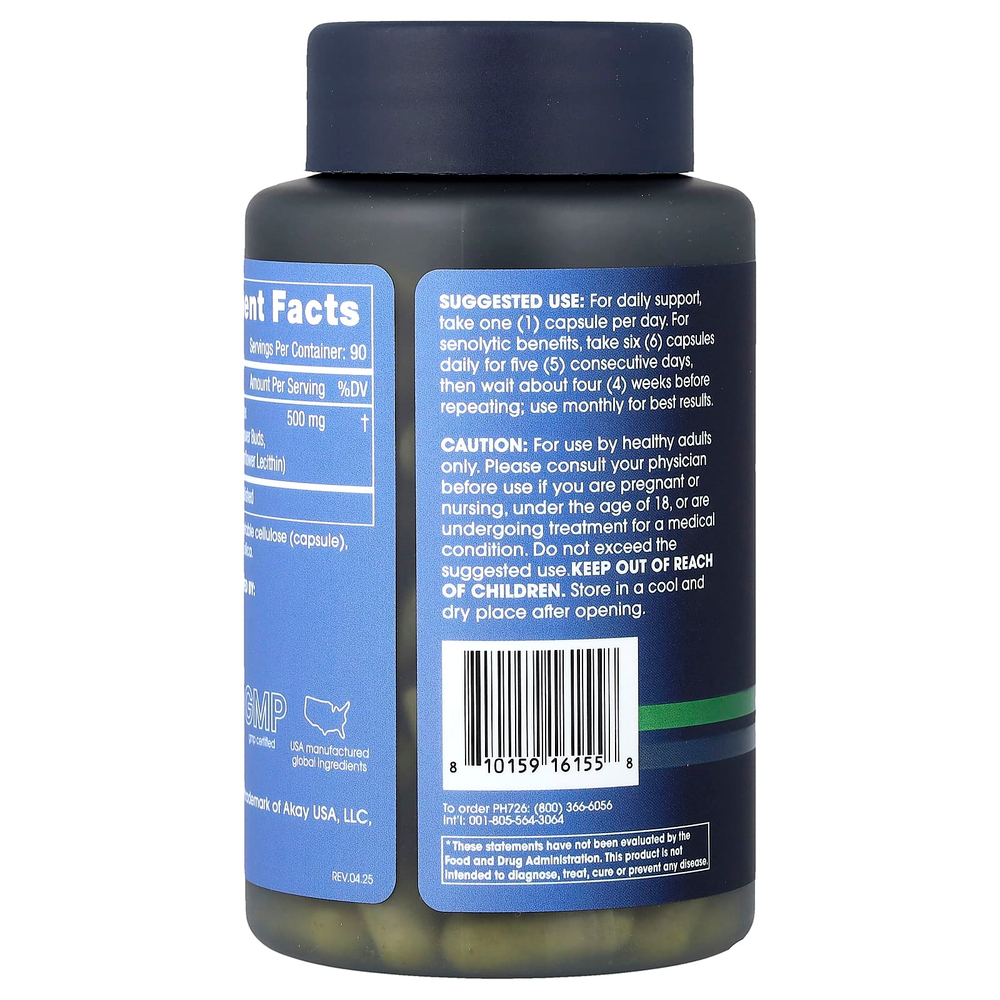 ProHealth Longevity, чистый кверцетин, 500 мг, 90 капсул