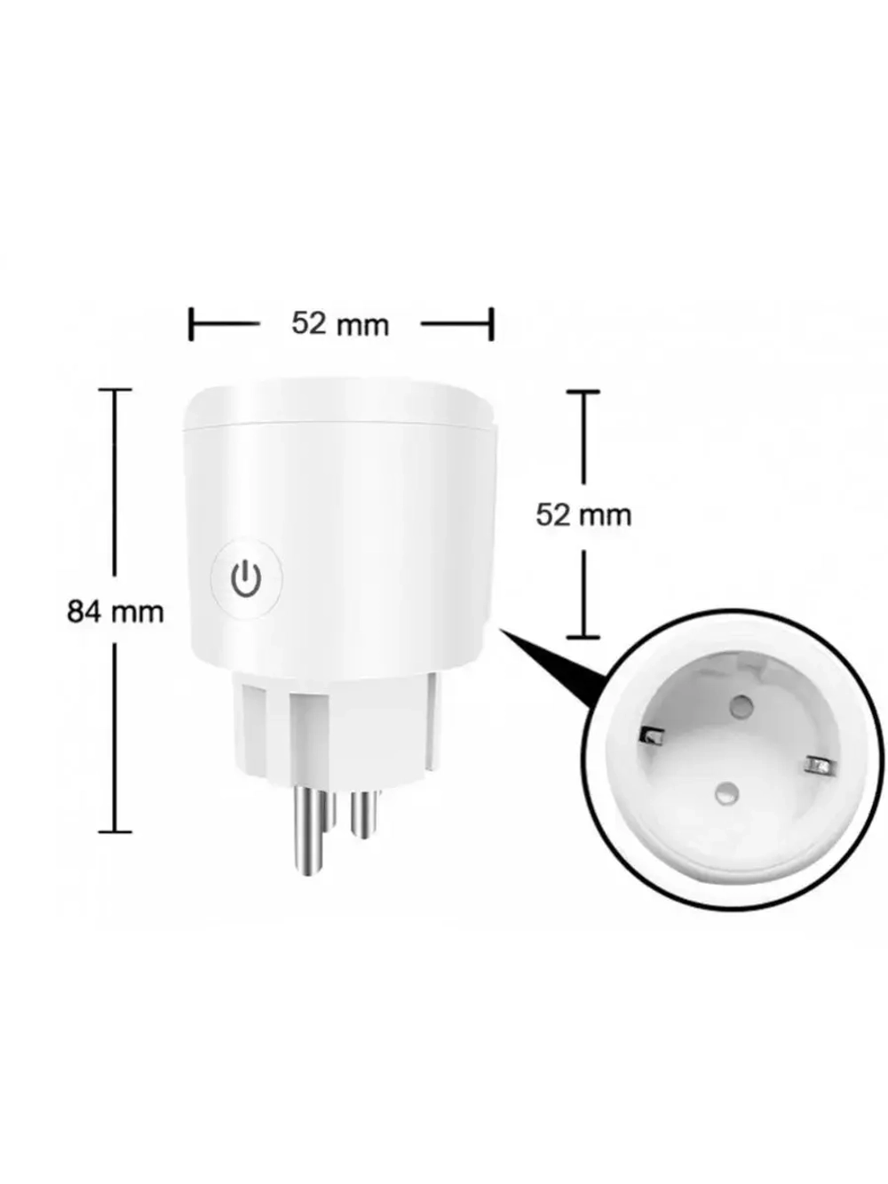 Умная розетка ZigBee 16А с Алисой