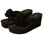 TWINSET MILANO Flip Flops Women"s Black