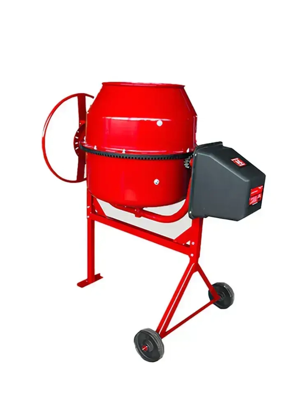 Бетономешалка строительная, бетоносмеситель ПРОФМАШ Б-220 1000 Вт, 220 л чугунный венец