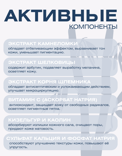 Профессиональная маска Белая для лица The Spa Facial White Mask