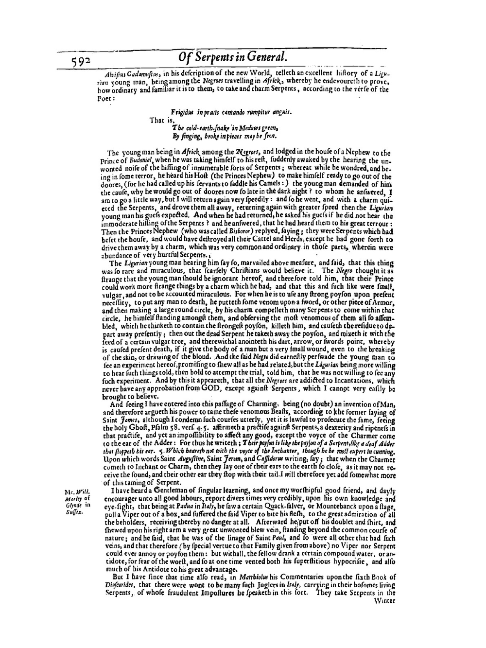 The historie of serpents. Or, The second booke of liuing creatures | Edward Topsell