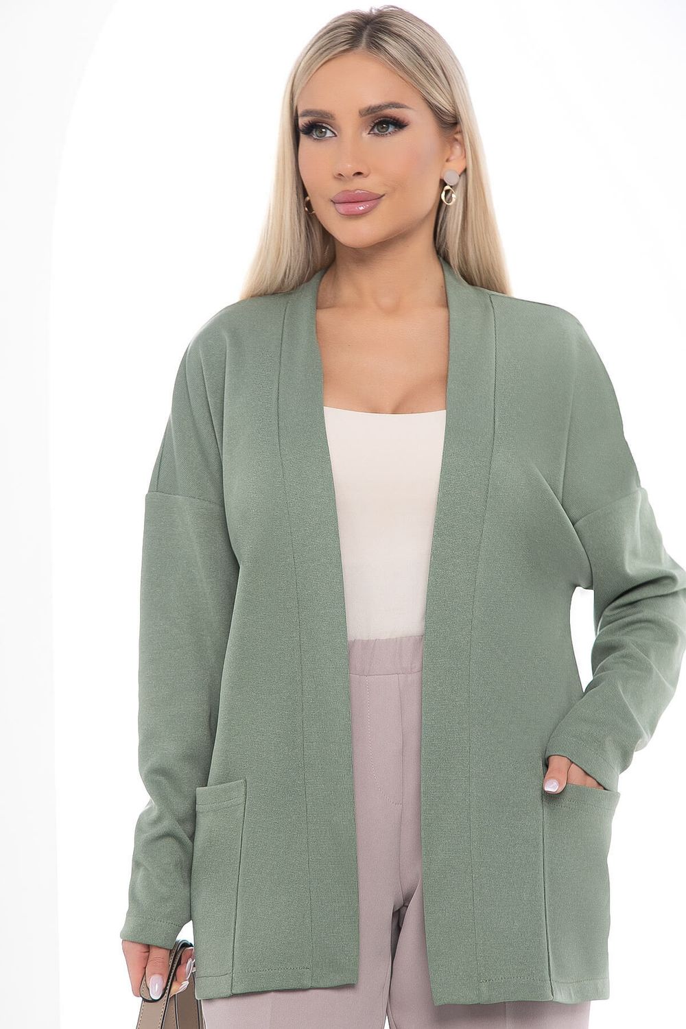 Кардиган "Анника" (олива) Б9013 LT Collection