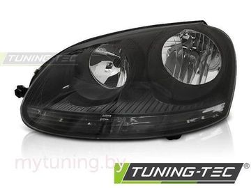 Фара передняя BLACK LEFT SIDE TYC для VW GOLF 5 10.03-09