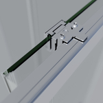 Душевой уголок Soft 2 VSS-3SO2800CL, 800*800, хром, стекло прозрачное