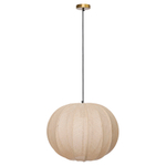 Светильник подвесной texture rib, D48 см, бежевый