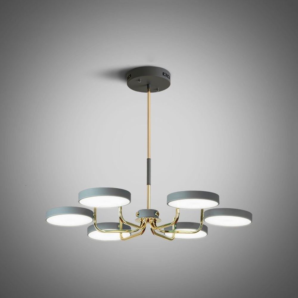 Люстра на штанге TAVIS D78 Gray