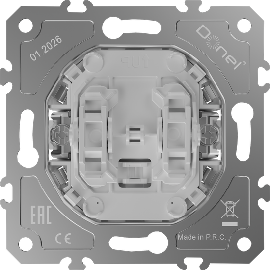 Механизм В2 кнопочный звонкового типа двухклавишный ,  быстрозажимные контакты 16 A 250 В~,  серия D16