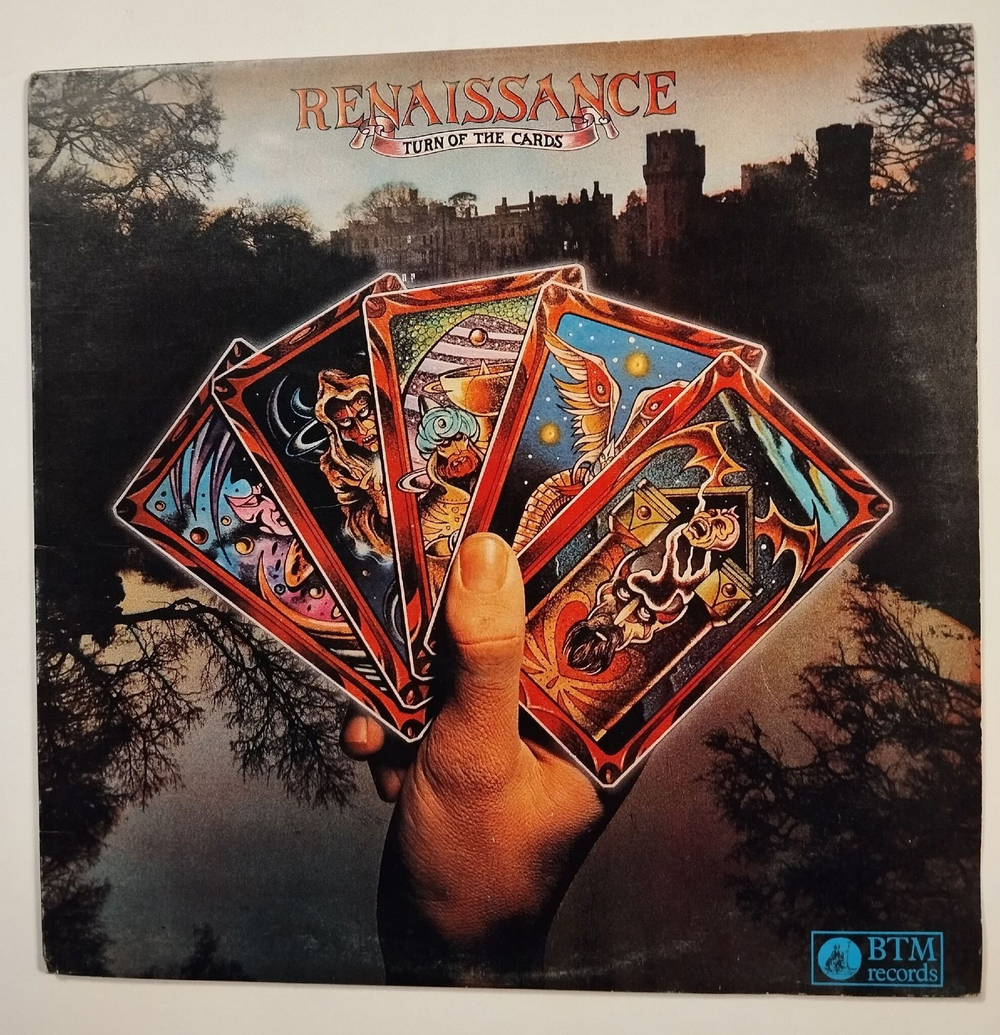 Винтажная виниловая пластинка LP Renaissance Turn Of The Cards (UK 1974)