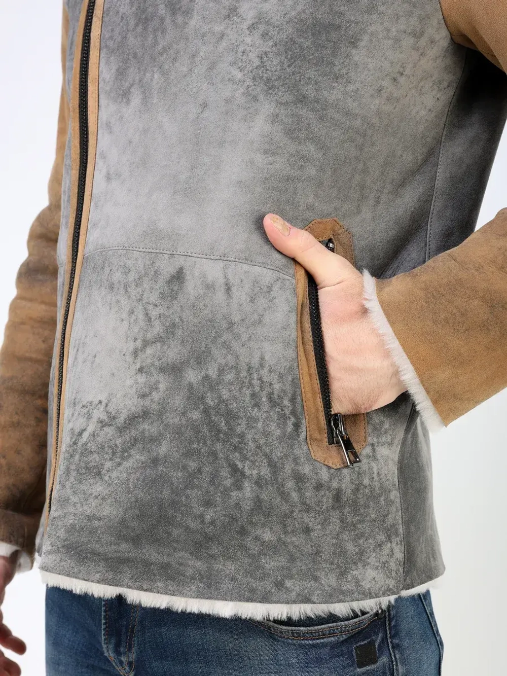 Дубленка зимняя натуральная косуха