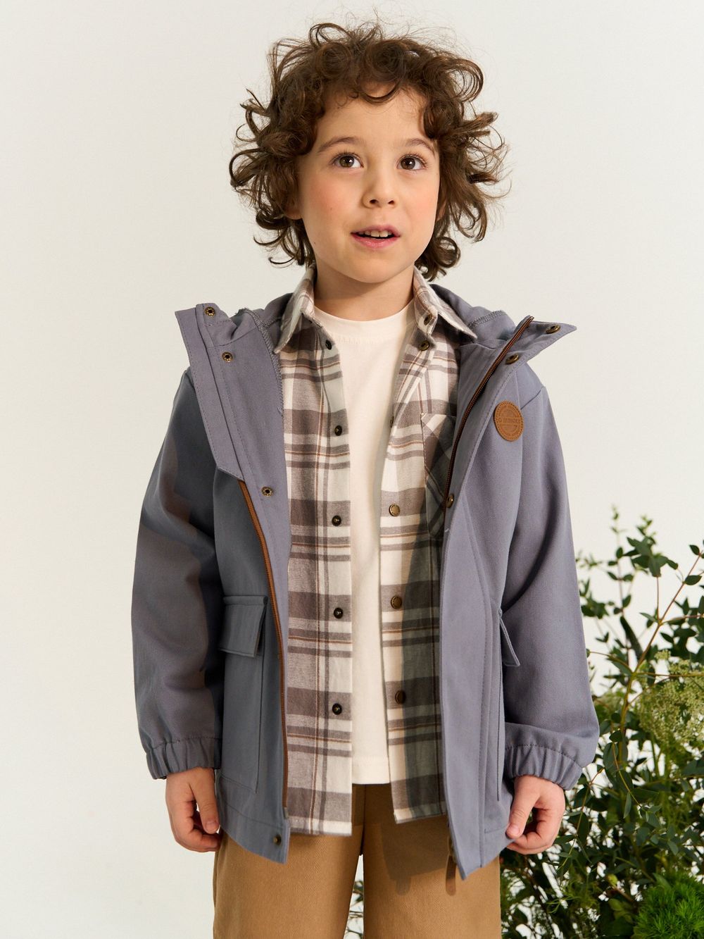 Ветровка хлопковая "Графит"