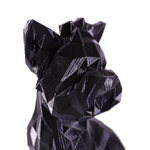 Статуэтка собаки породы Йорк (York dog) полигональная 260мм, черный