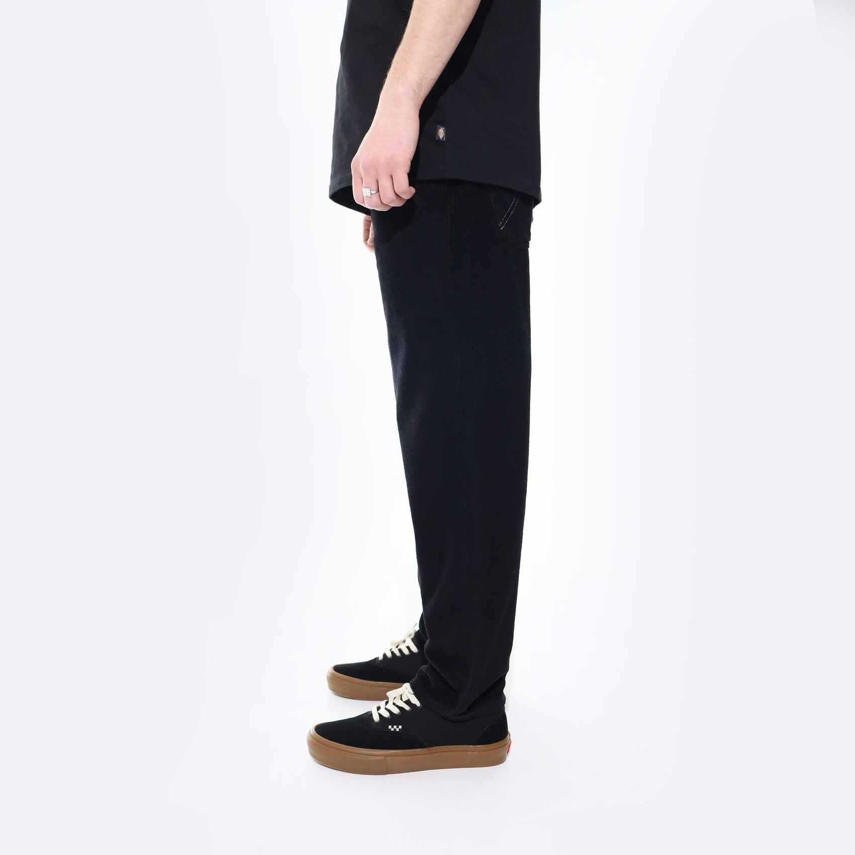 Брюки Homeboy x-tra Baggy Cord Pant (black) артикул:01PA0301-10 - купить в магазине Дайс