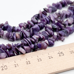 Чароит бусины, крошка 4-8 мм, цена за нить 38 см