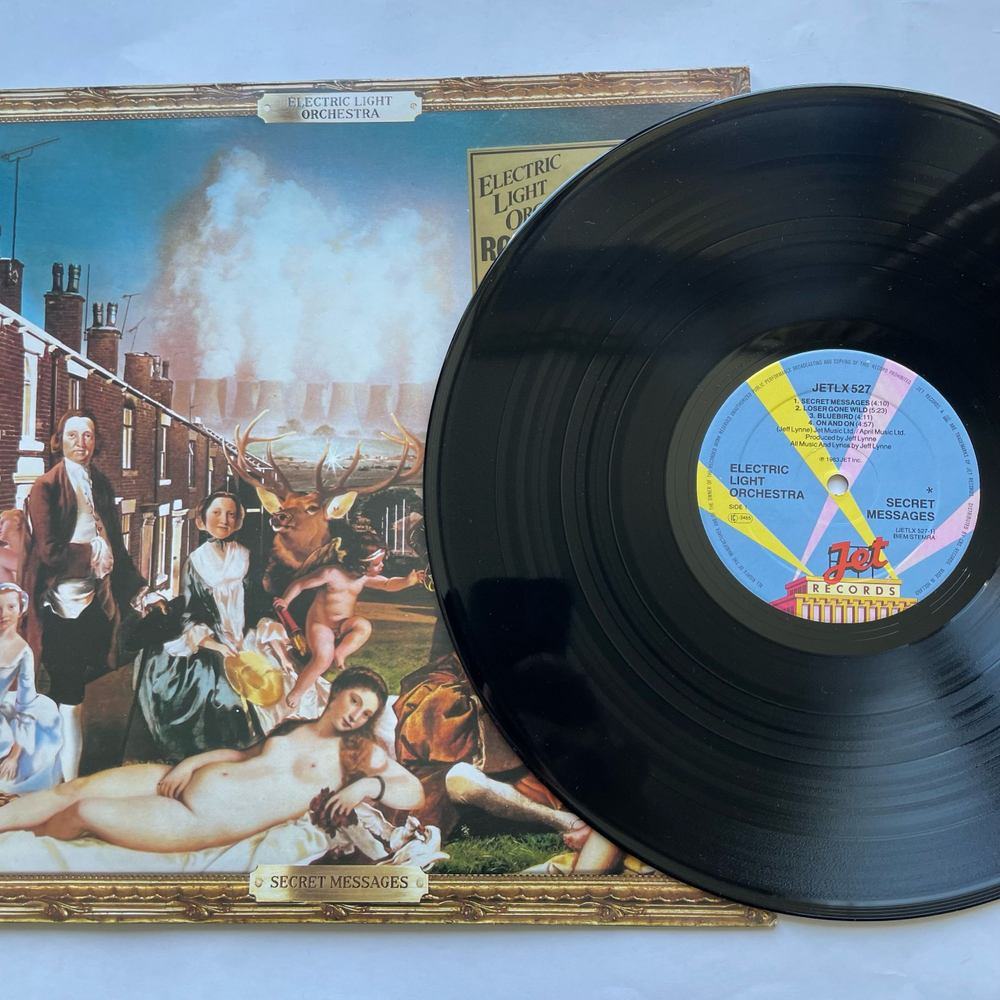 Винтажная виниловая пластинка LP Electric Light Orchestra ELO Secret Messages (Нидерланды 1983)