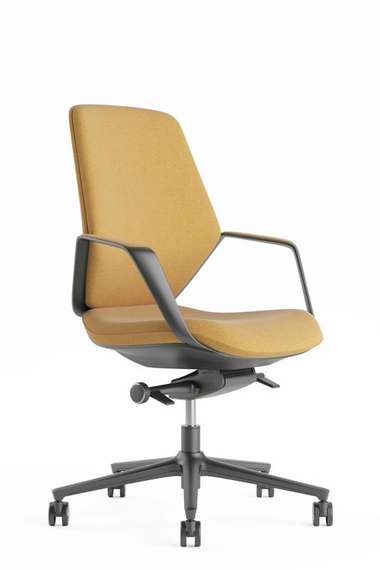 Кресло Davos-M STAR-C-M Коричневый/Металл Черный