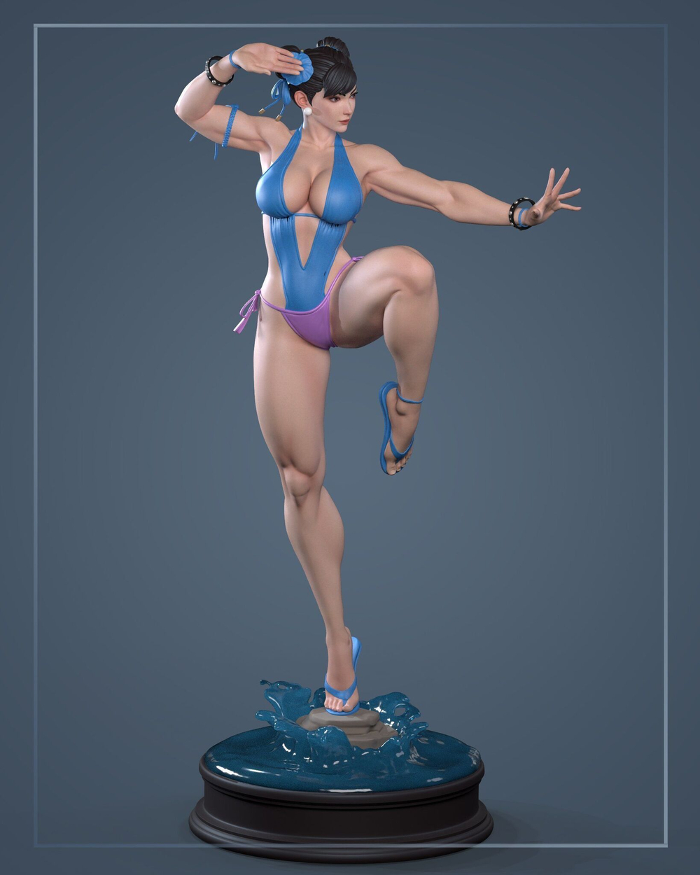 Чунь Ли Фигурка Chun-Li Street Fighter