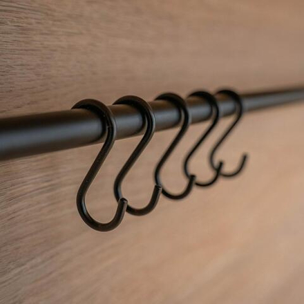 Комплект крючков малых из 5 шт, черный матовый LE 311C BL