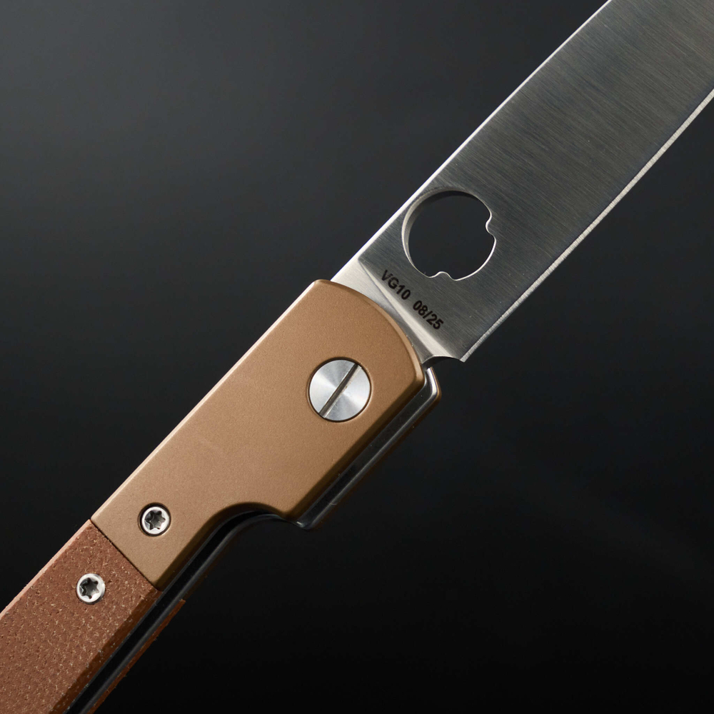 Нож складной Daggerr Corso Brown Micarta Satin