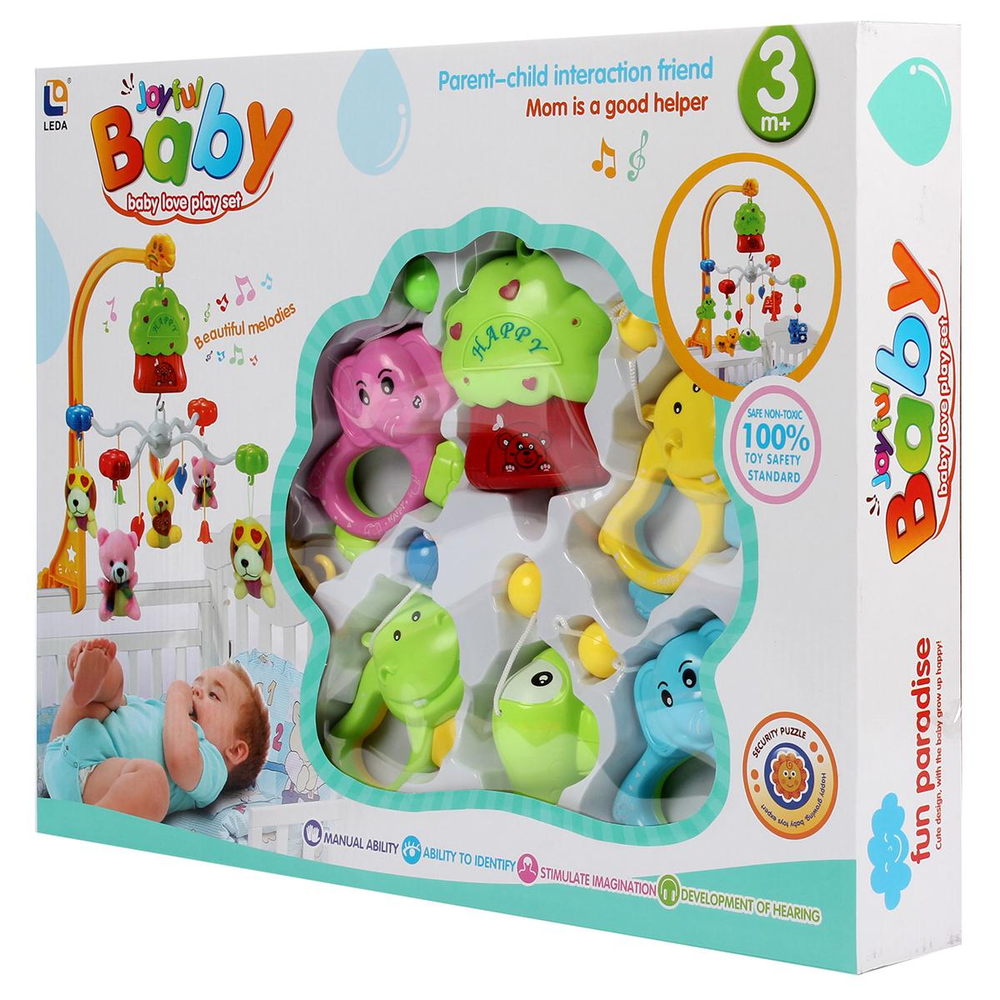 Карусель музыкальная для новорожденных, коробка D127