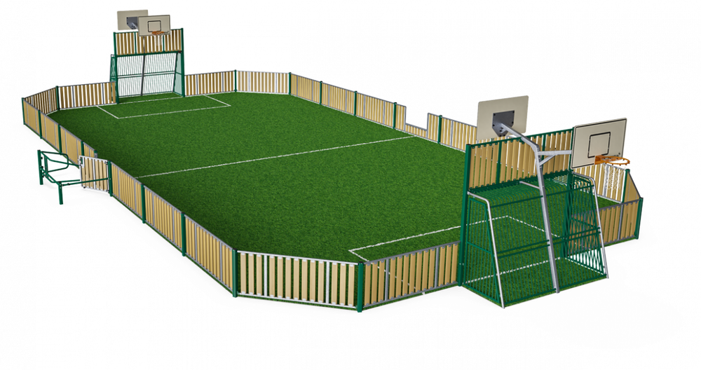 Площадка MUGA, 13x26 - WPC