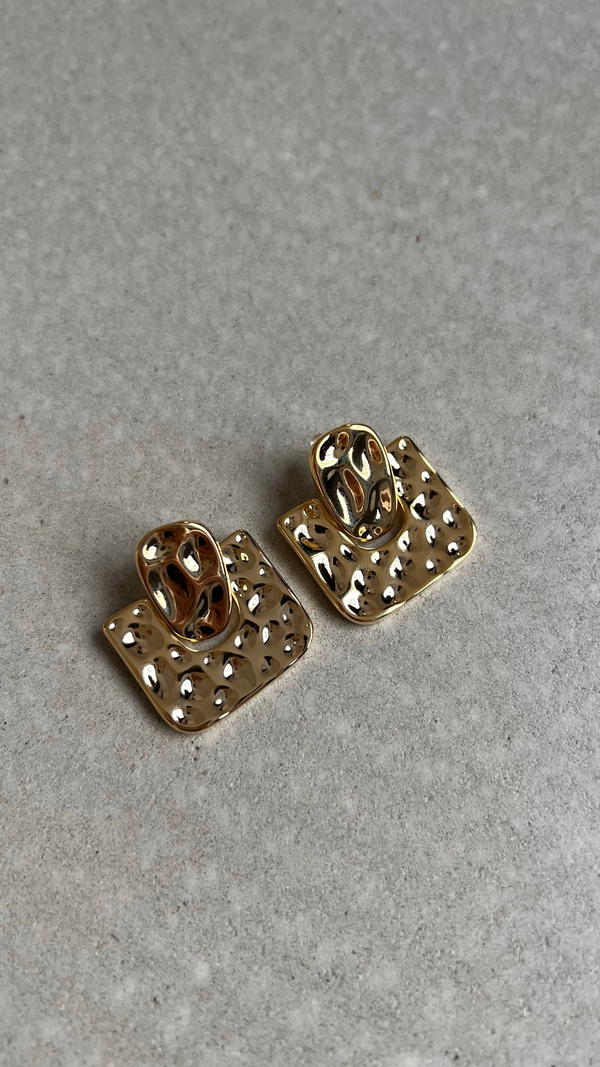 Серьги имиджевые фактурные