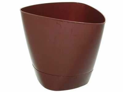 Горшок цветочный 2л Элеганс шоколад