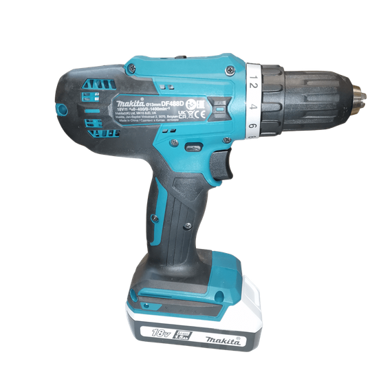 Аккумуляторная дрель-шуруповерт Makita DF488DWE