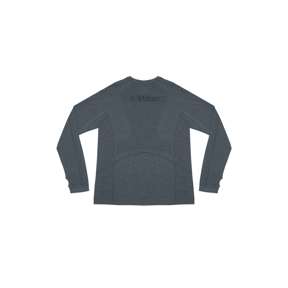 Лонгслив Nothomme Blue Seamless Knit Mesh Running Long Sleeve "Graphite Grey"